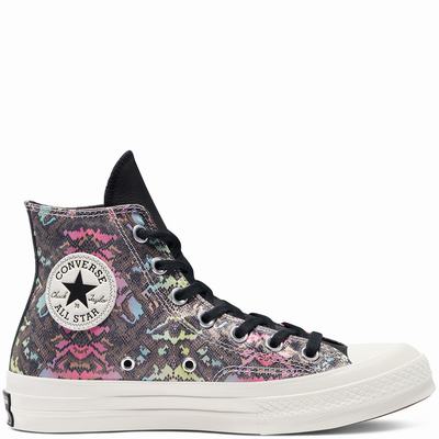 Converse Digital Daze Chuck 70 - Naisten Matalavartiset Tennarit - Mustat/Pinkki